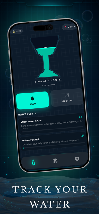 Aqua Drop: Water Tracker Screenshot 1 of 4