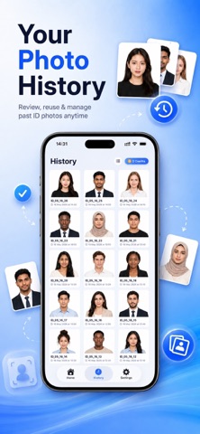 Passport Photo Maker: ID Kit iPhone screenshot