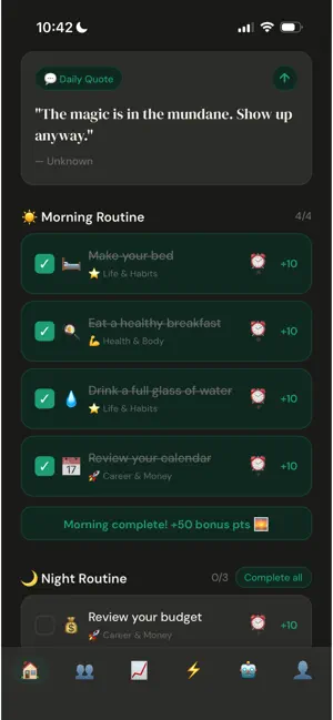 Setly: Build Your Routine screenshot 1