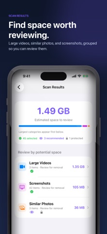 Photo Cleaner: Space Saver Screenshot 1 of 6