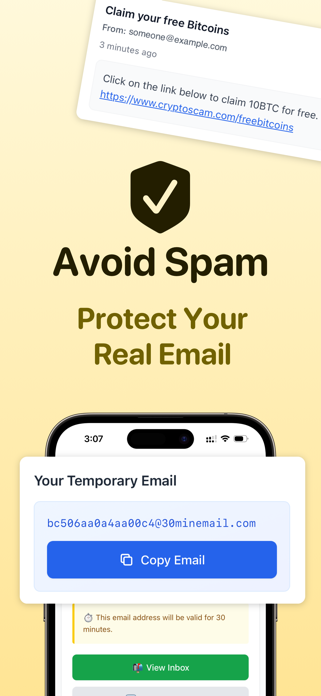 Temp Mail - Temporary Email 30 Screenshot 3 of 5