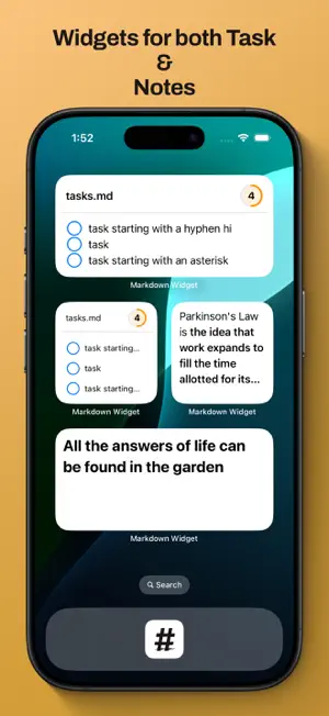 Markdown Note Widgets screenshot 2