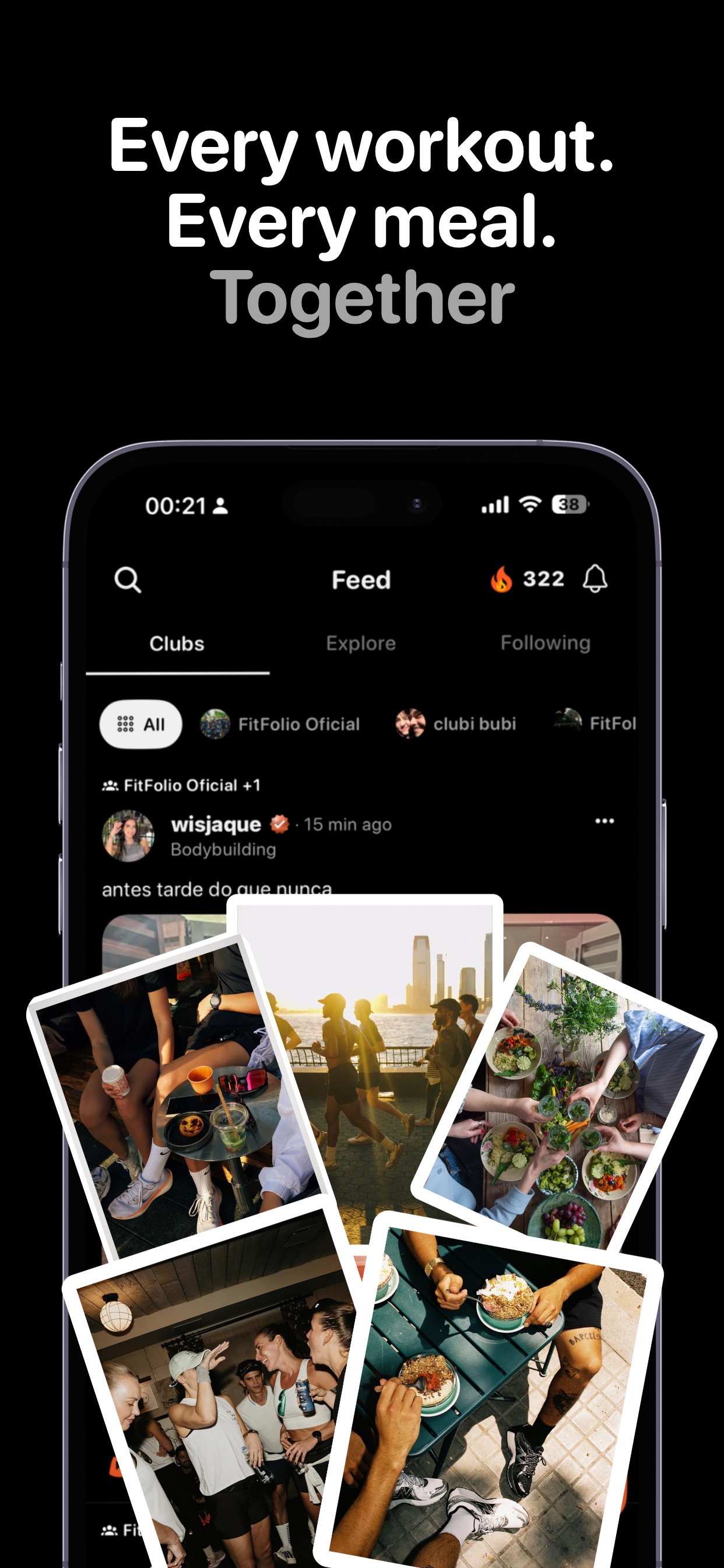 Screenshot 1 of FitFolio App