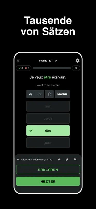 Clozemaster: Sprachen lernen screenshot 3 of 8
