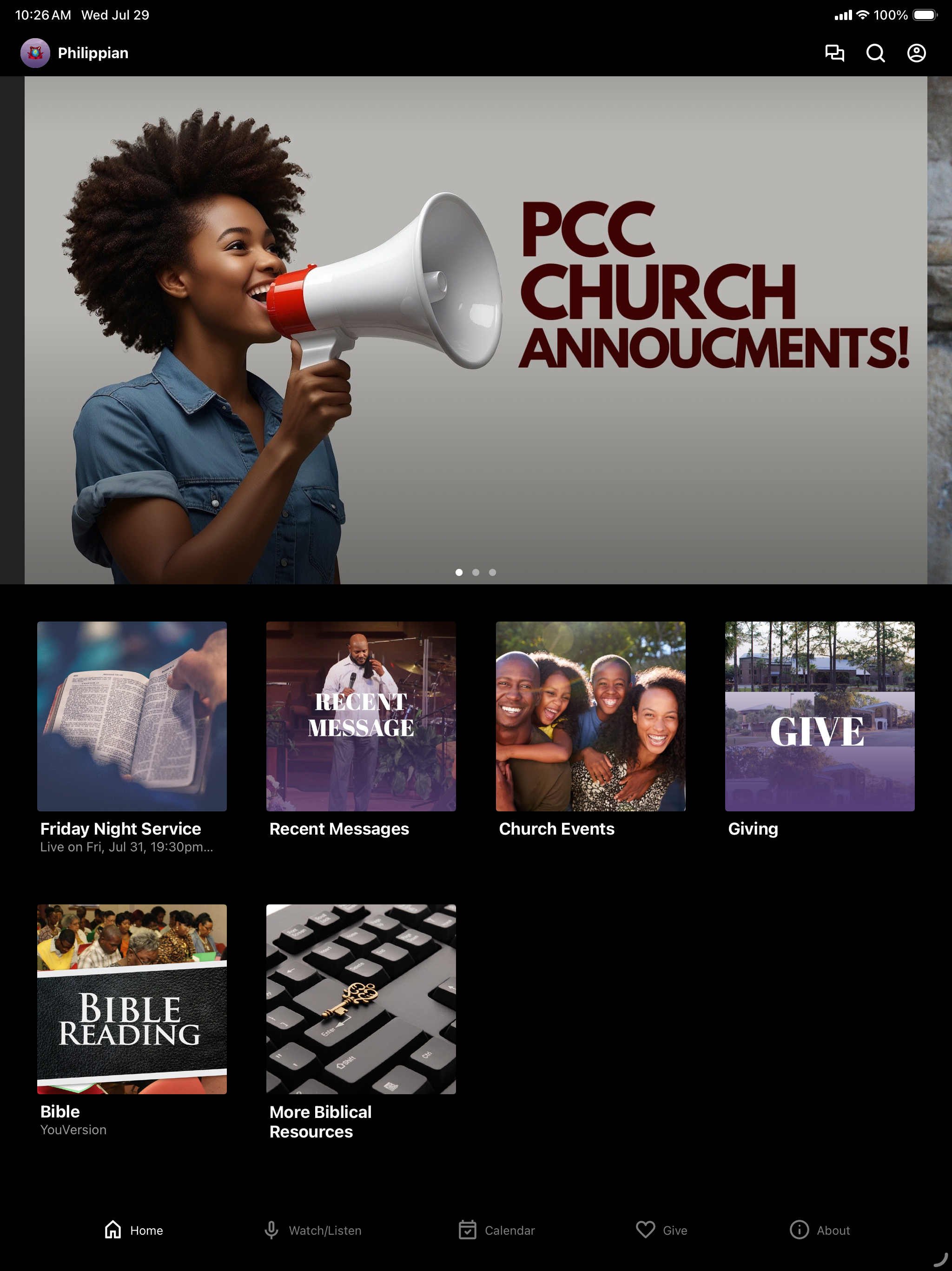 Philippian Community Church screenshot 5