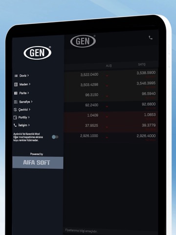 Gen Kuyumculuk iPad screenshot