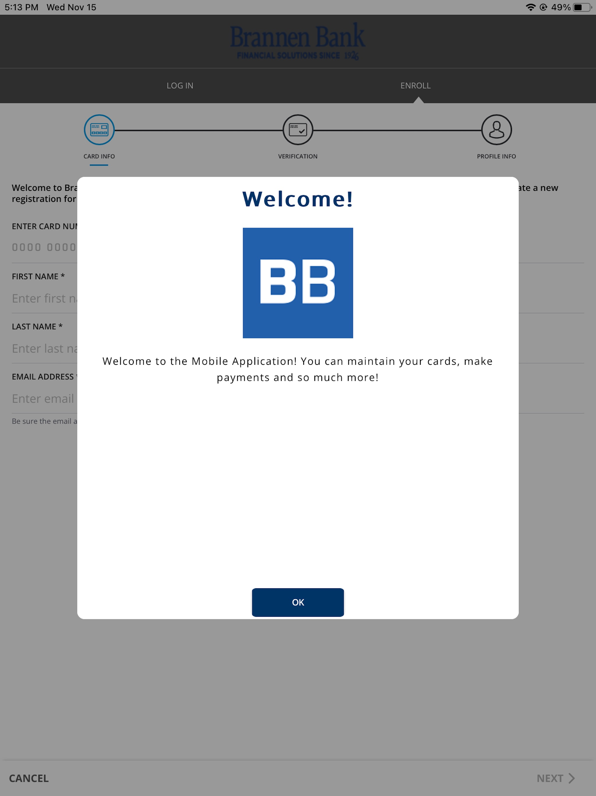 Brannen Bank Credit Cards screenshot 8