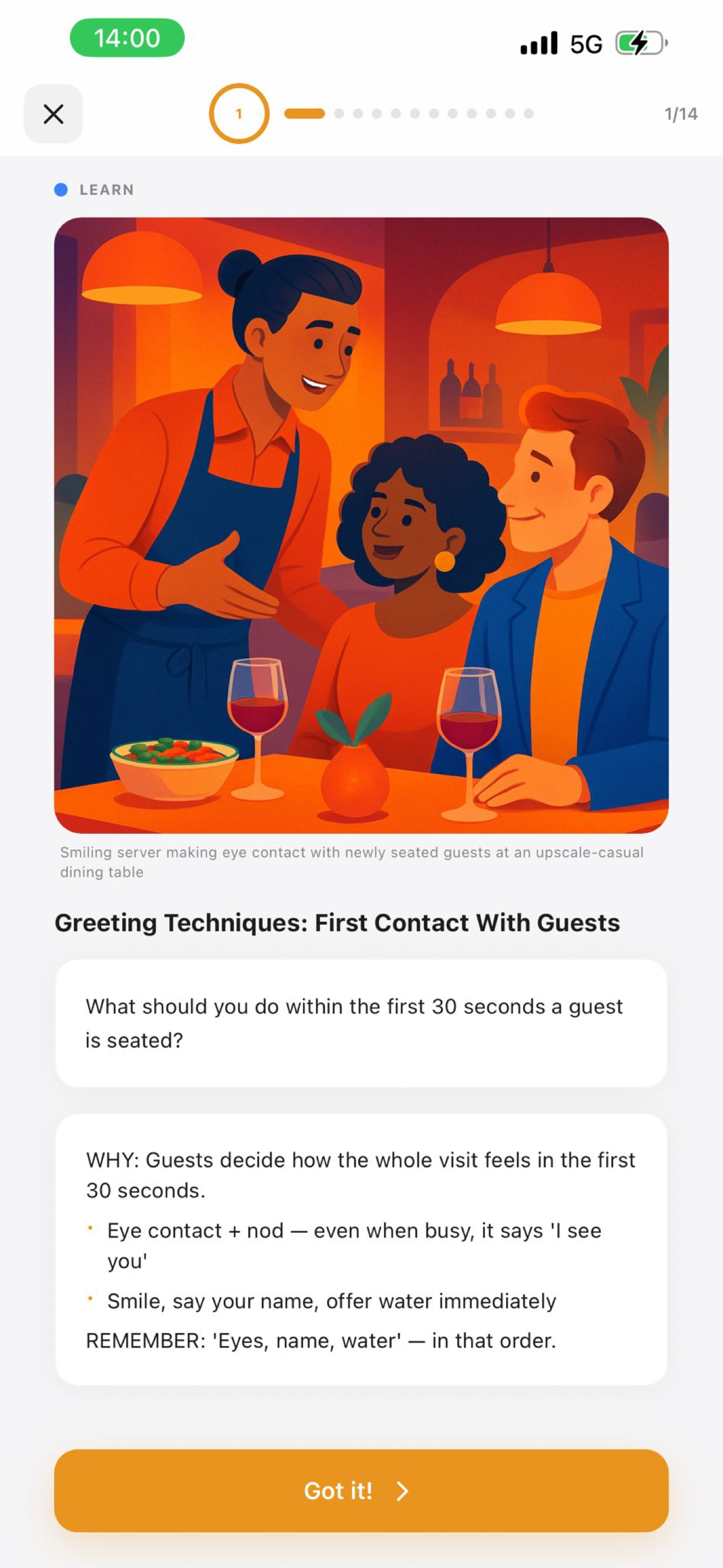 HosPro: Hospitality Training screenshot 4