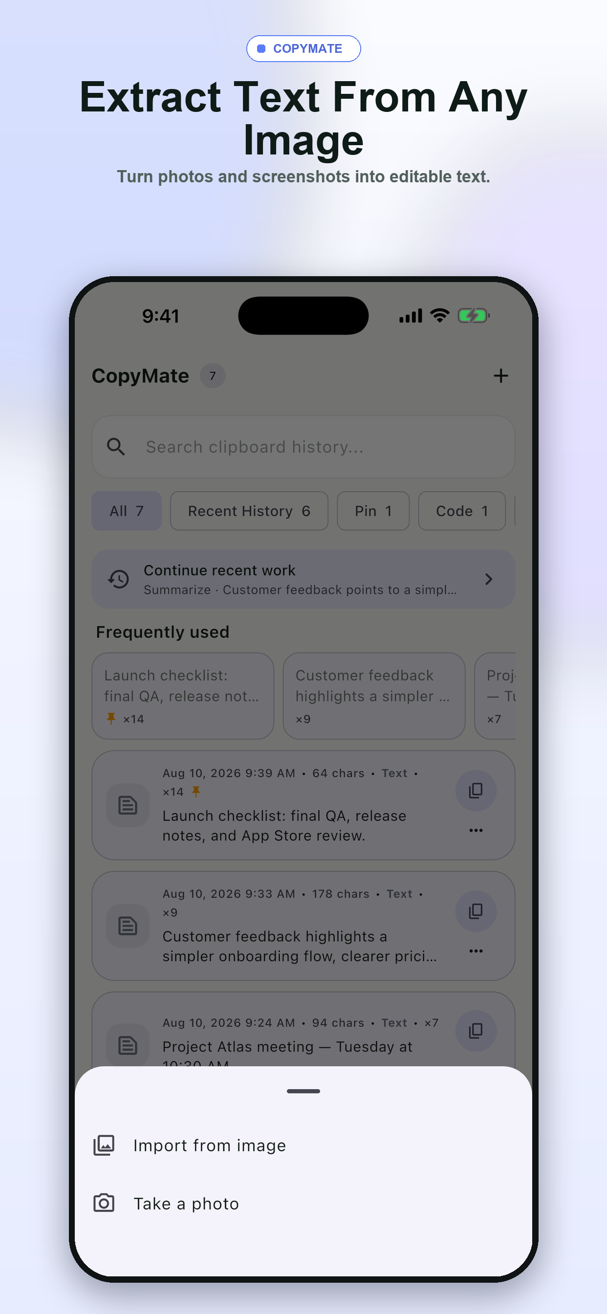 CopyMate: AI Clipboard Manager screenshot 4