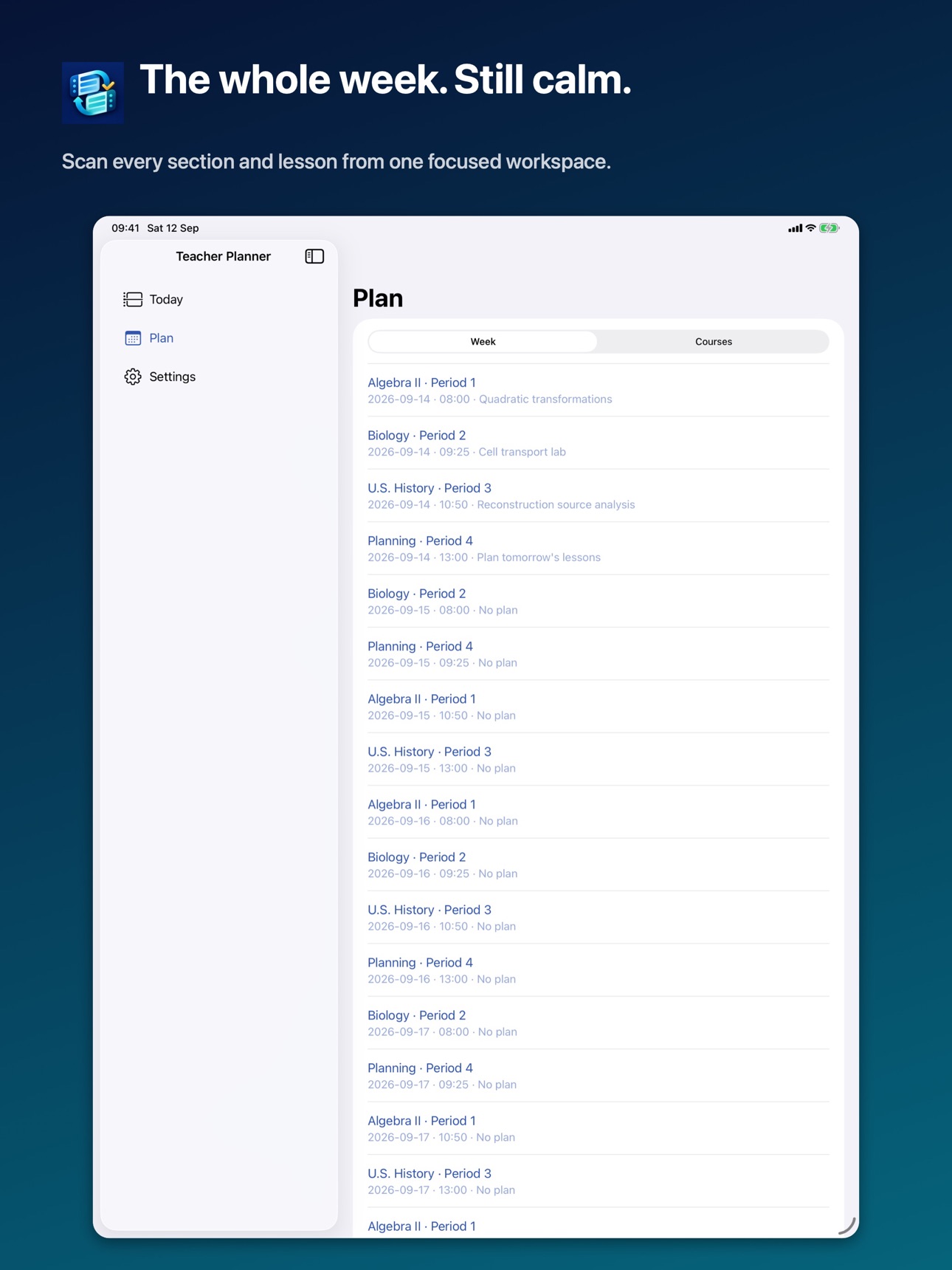 Screenshot 5 of Belfer – Teacher Planner