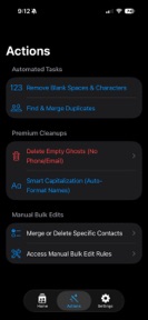 Contacts Manager screenshot