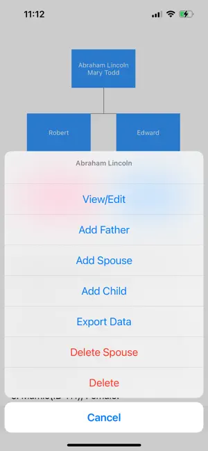 Family Tree Tool screenshot 2