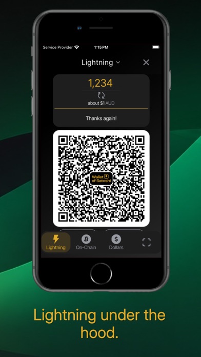 Captura de tela 5 de Wallet of Satoshi