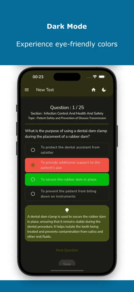 Dental Assistant Practice Test Screenshot 4