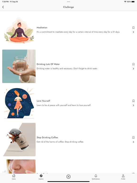 Wipepp - Habit Tracker iPad screenshot 5 - Lifestyle app