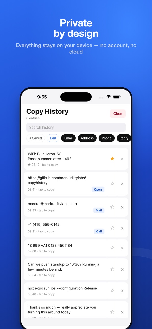 iPhone screenshot