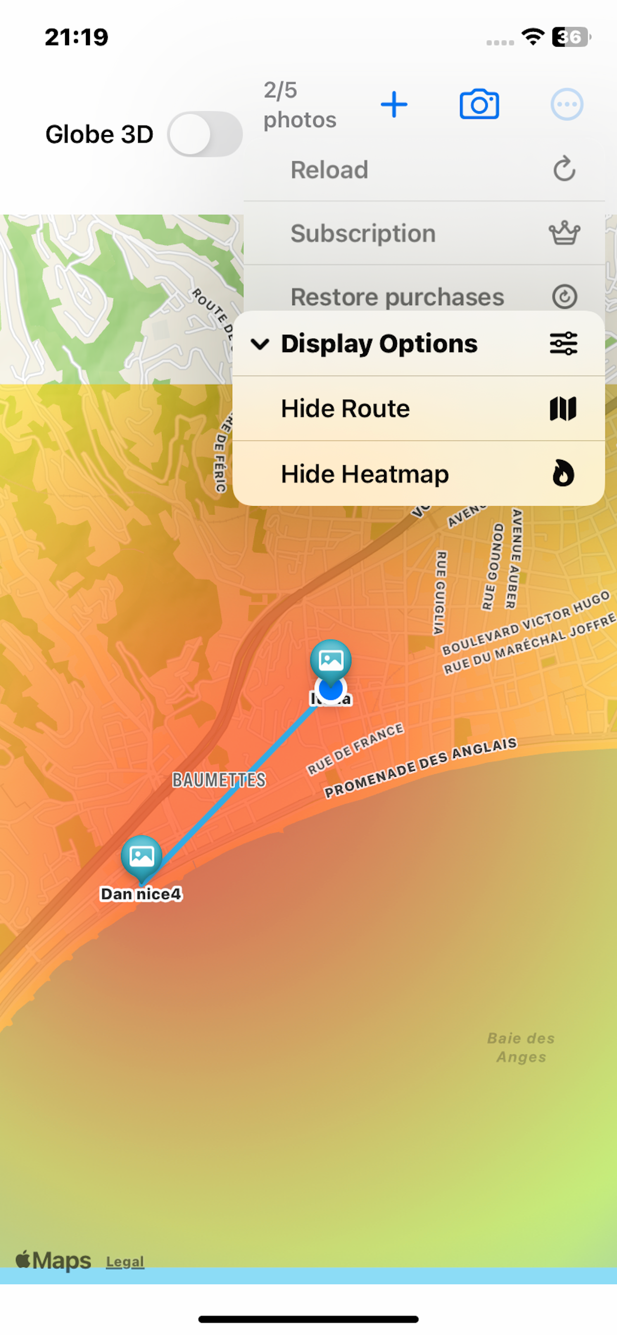 GeoTrail Cam&Compass screenshot 6