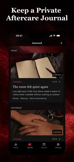 FetFive: Kink Care Journal screenshot 3