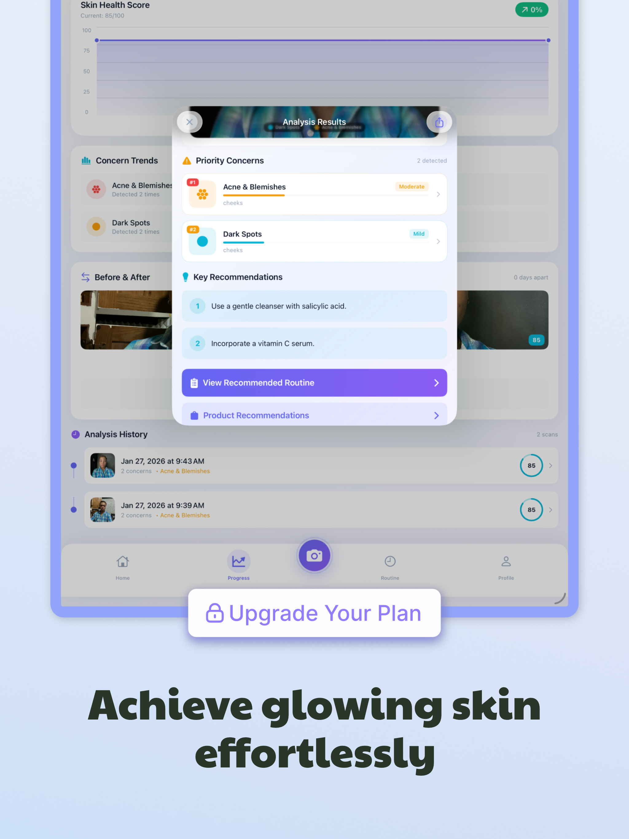 SkinClearAI - Skin Analysis