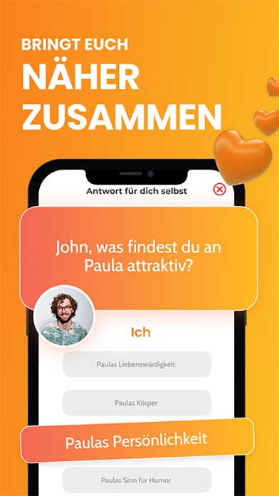 Spiele für Paare: Liebesfragen
