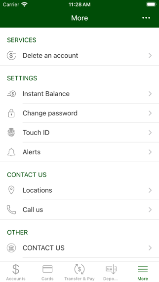 First National Bank Brookfield Screenshot