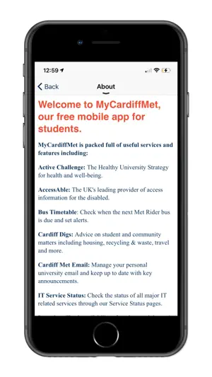 Cardiff Met University screenshot 2