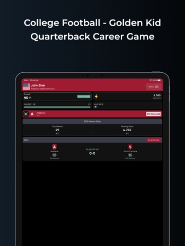 College Football - Golden Kid iPad screenshot