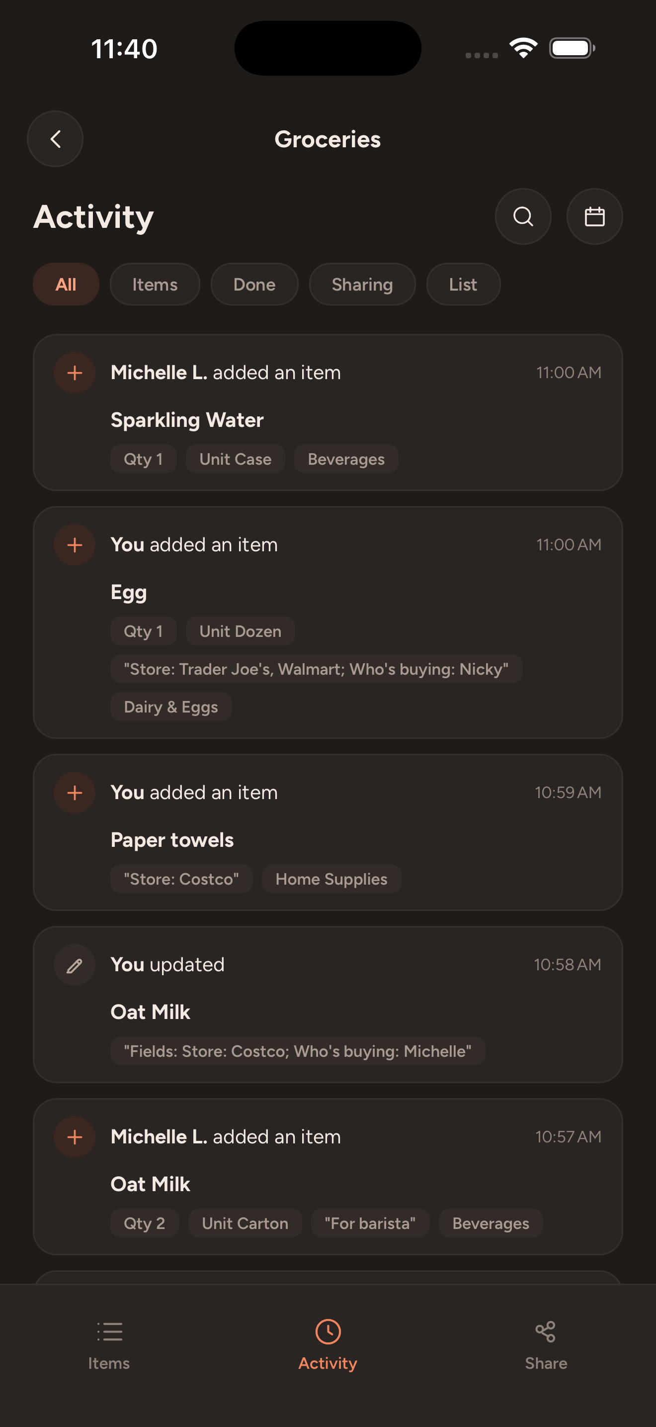 FluffyList: Grocery & To-Dos screenshot 5