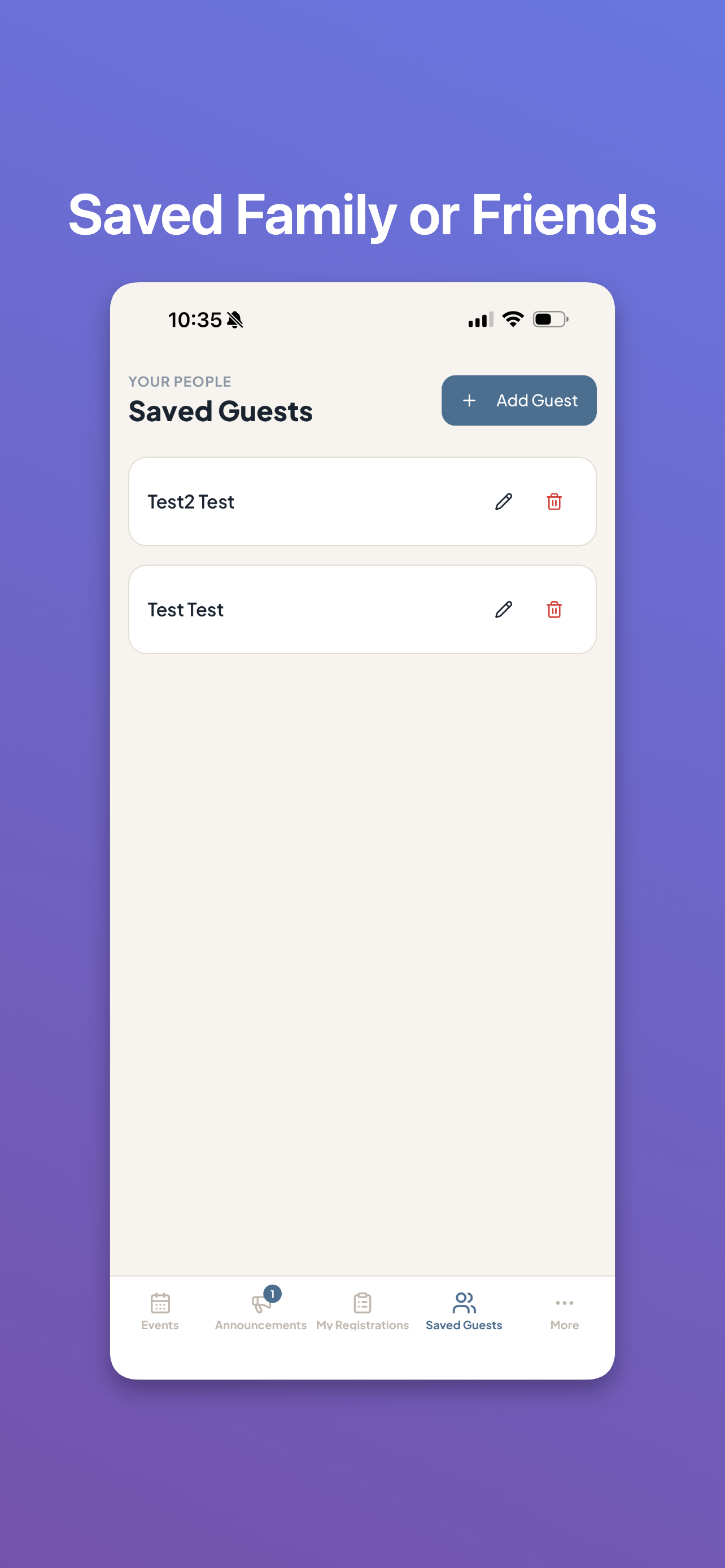 HSAPSS Events screenshot 2