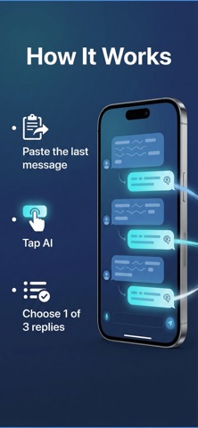 ReplyAI Keyboard iPhone screenshot
