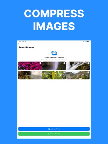 Compress Photos - Resize iPad screenshot