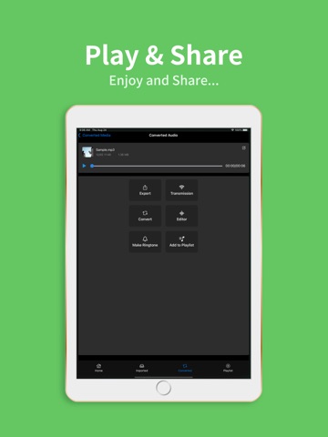 Any MP3 Converter Pro iPad screenshot