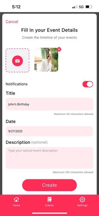 My Love・Relationship Tracker: Screenshot 4 von 9