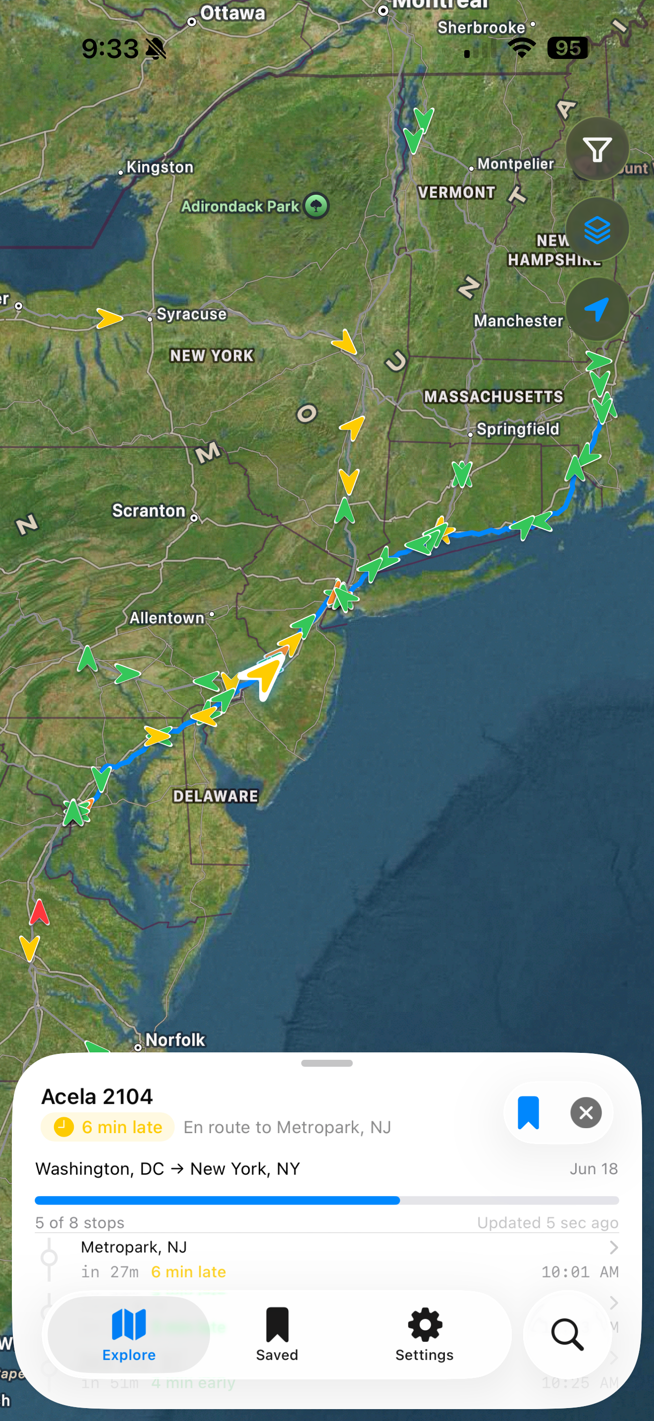 Headway: Live Train Tracker screenshot 2