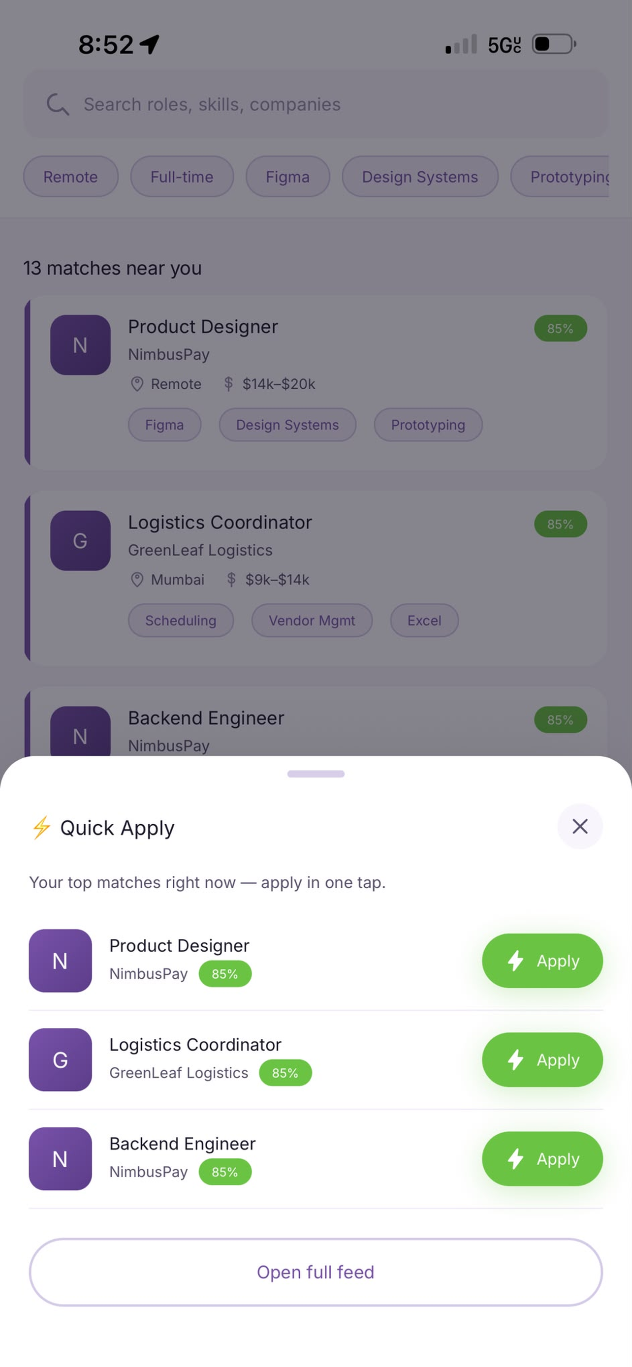 ZickZak: Hire by Video screenshot 7