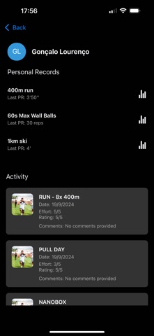 Planr Fit screenshot