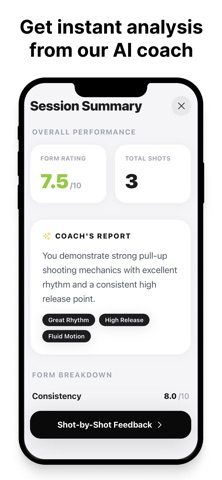 Jumpshot AI: Basketball Coach screenshot