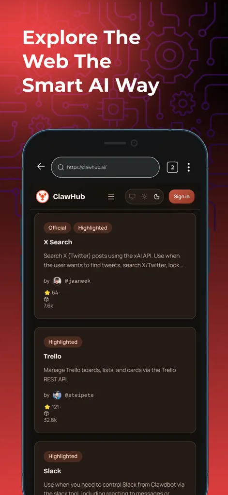 Ai Agent Browser for Openclaw - Reference App | MWM