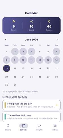 Somnova: Dream Journal Screenshot 2 of 5
