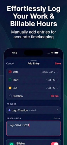 Time Tracker: Time Calculator screenshot