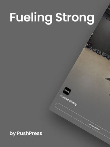Fueling Strong iPad screenshot