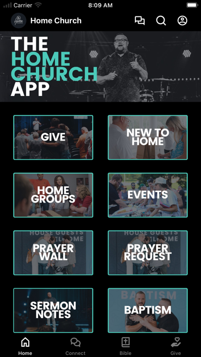 Home Church NC app screenshot
