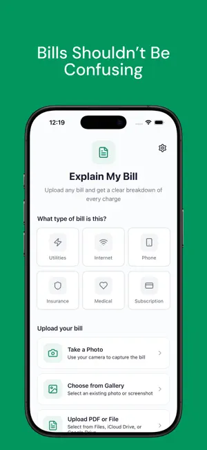 Explain My Bill screenshot 2