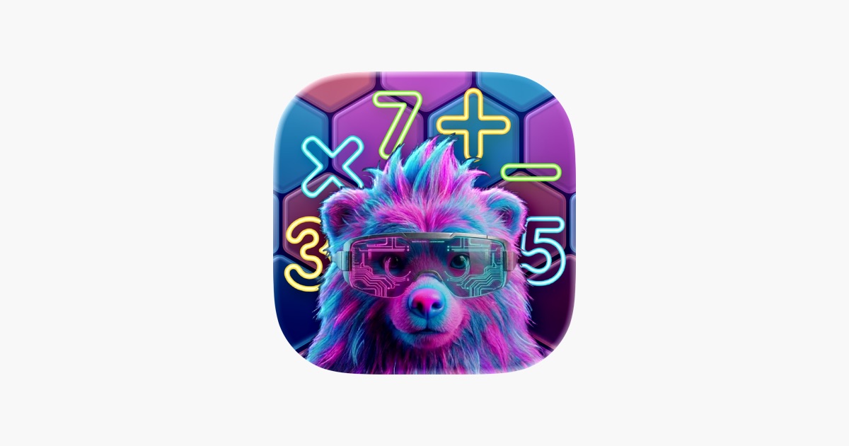 ‎App Neon Math: Fun Kids Math Games – App Store