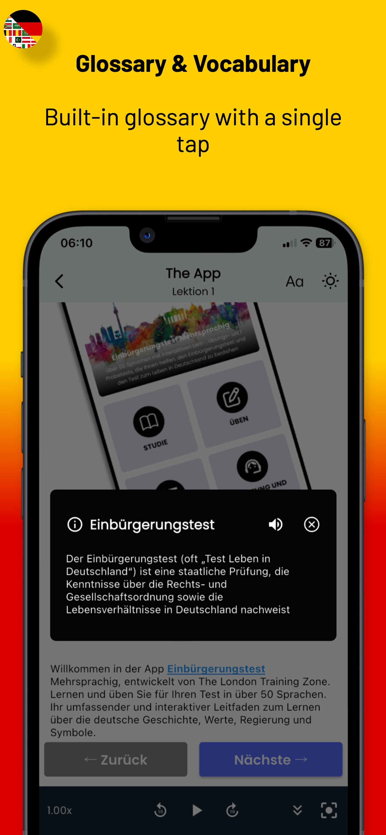 German Citizenship Test ML screenshot 6