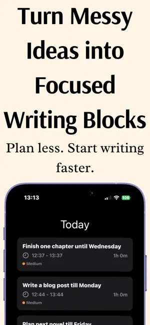 WriterBlocks: Writing Focus screenshot 1