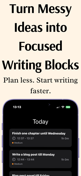 WriterBlocks: Writing Focus Screenshot 1 of 4
