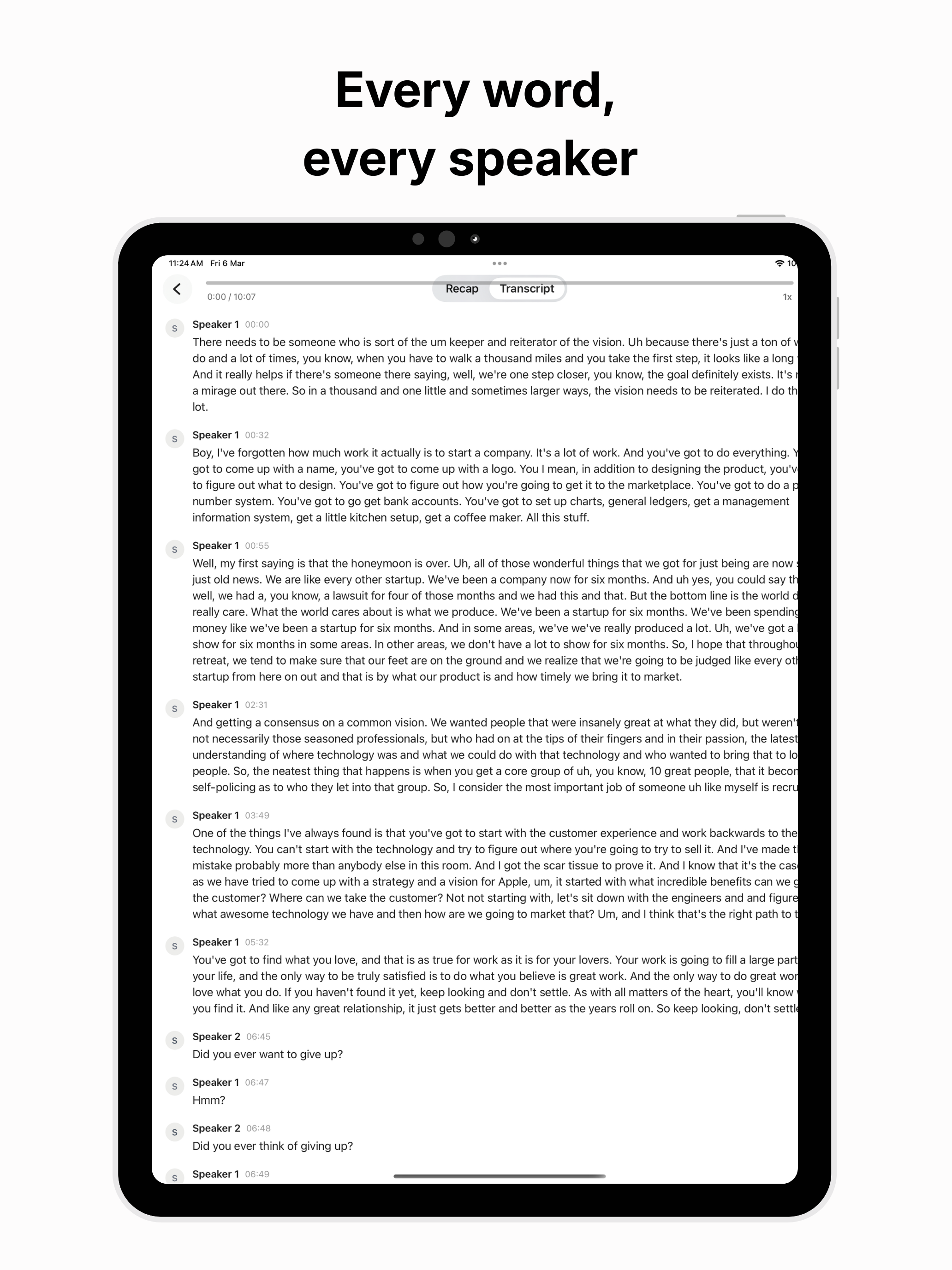 Recap: AI Meeting Notes
