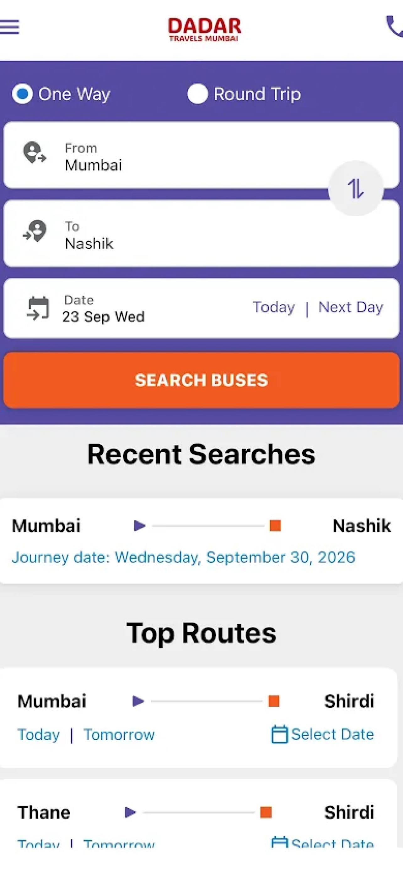 Screenshot 2 of Dadar Travels Mumbai