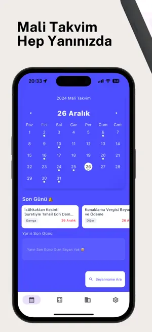 Vergi Takvimi screenshot 1